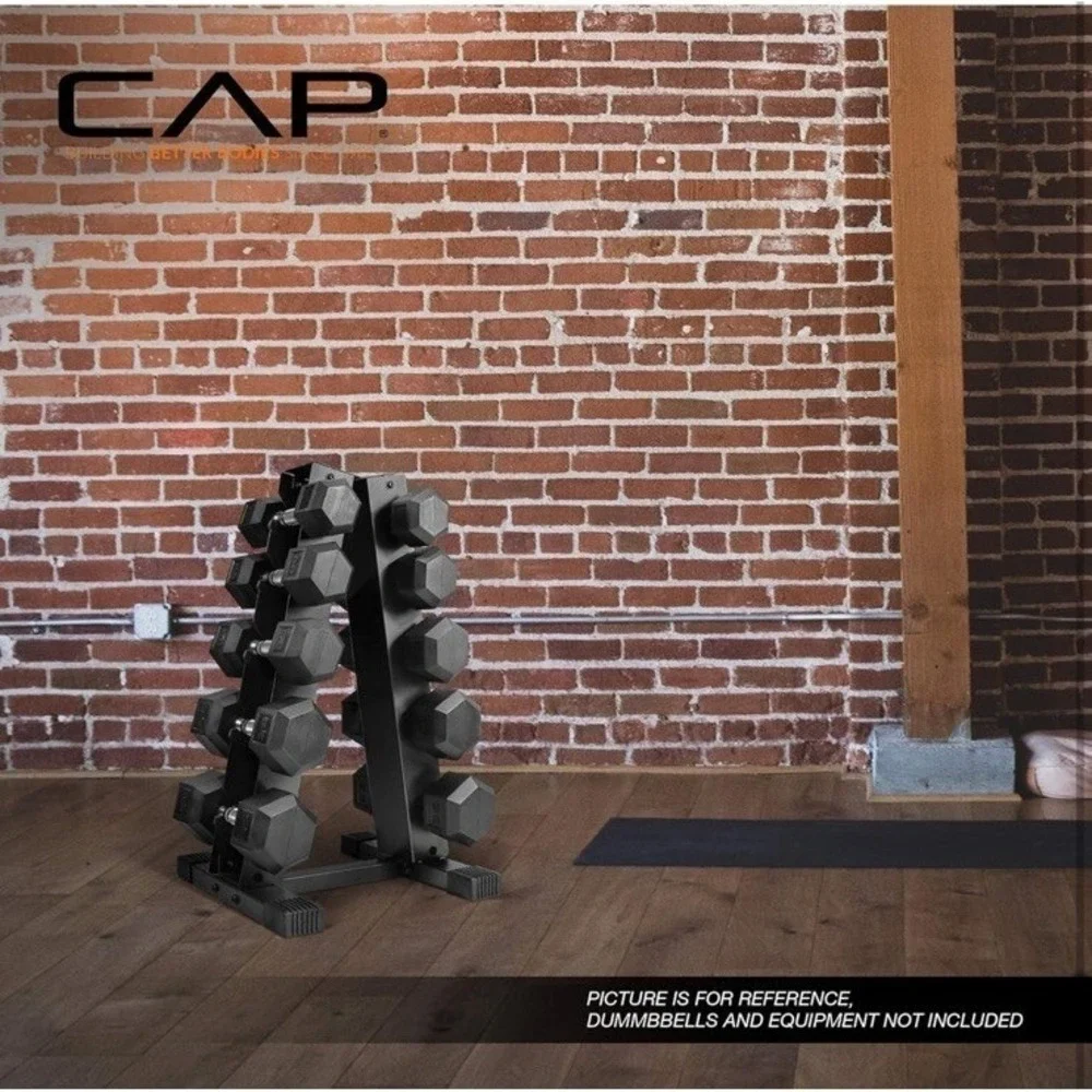 CAP Dumbbell Rack Gym Equipment Like‎ New A-Frame 5 Pair Storage